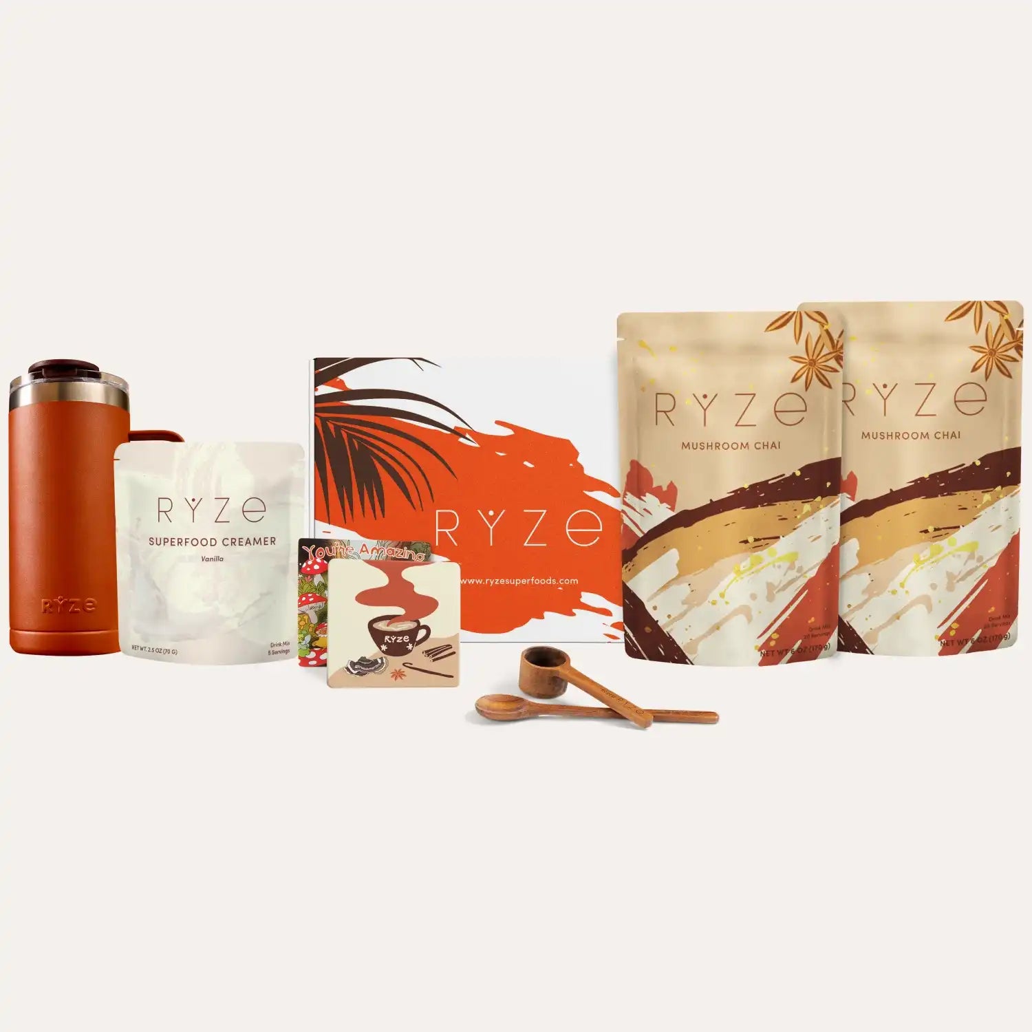 Mushroom Chai Starter Kit (40 Servings) - Superfood Coffee Mix