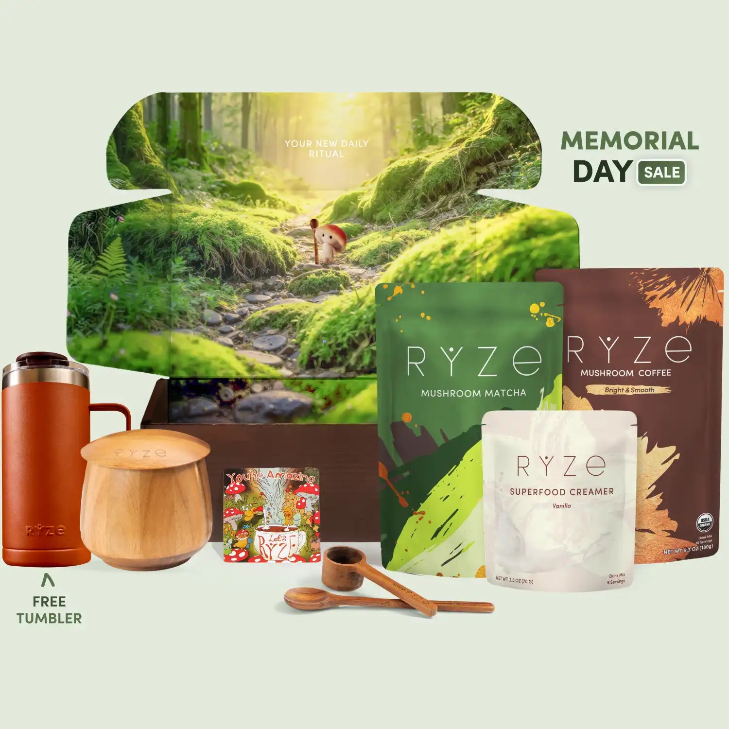 RYZE Ritual Set (Matcha + Coffee) - Your Daily Cup