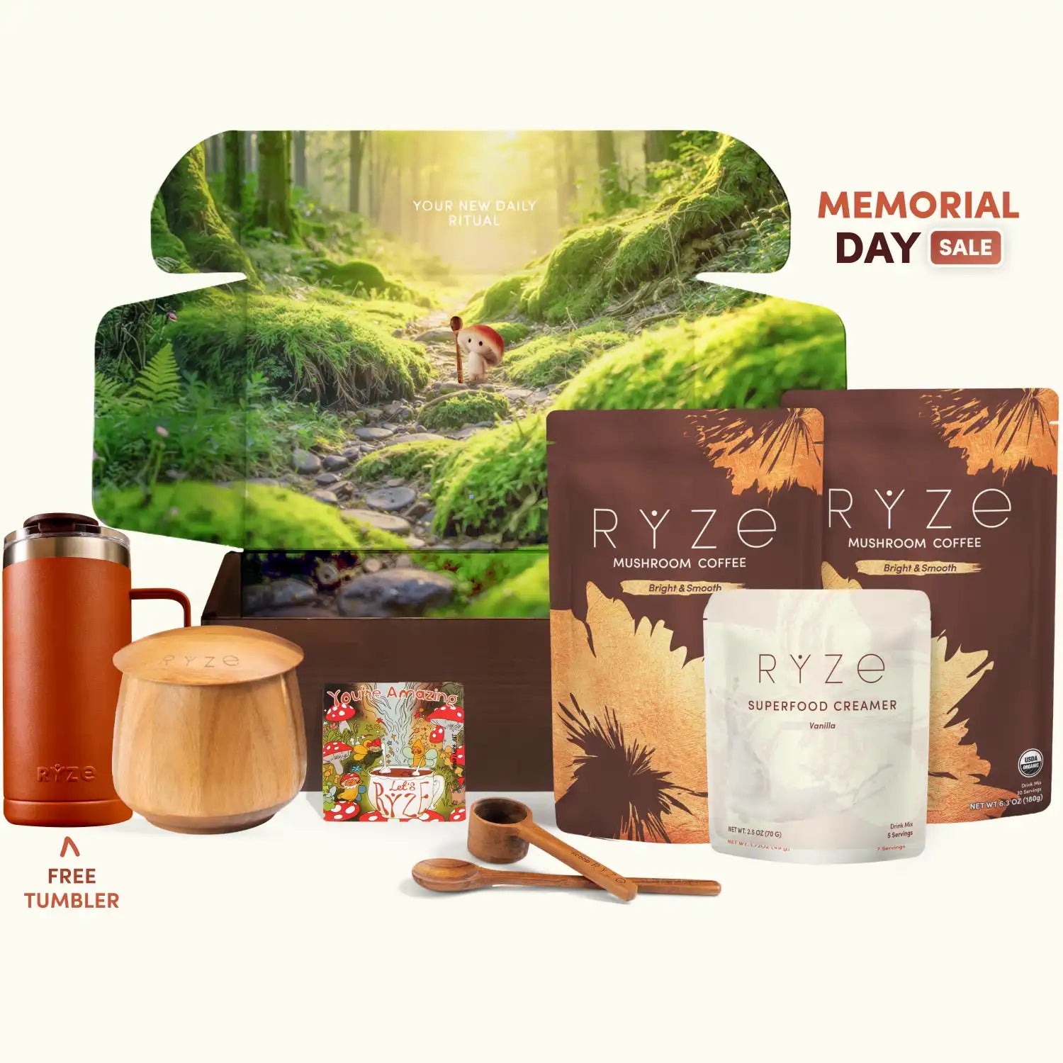 RYZE Ritual Set - Everyday Mushroom Coffee