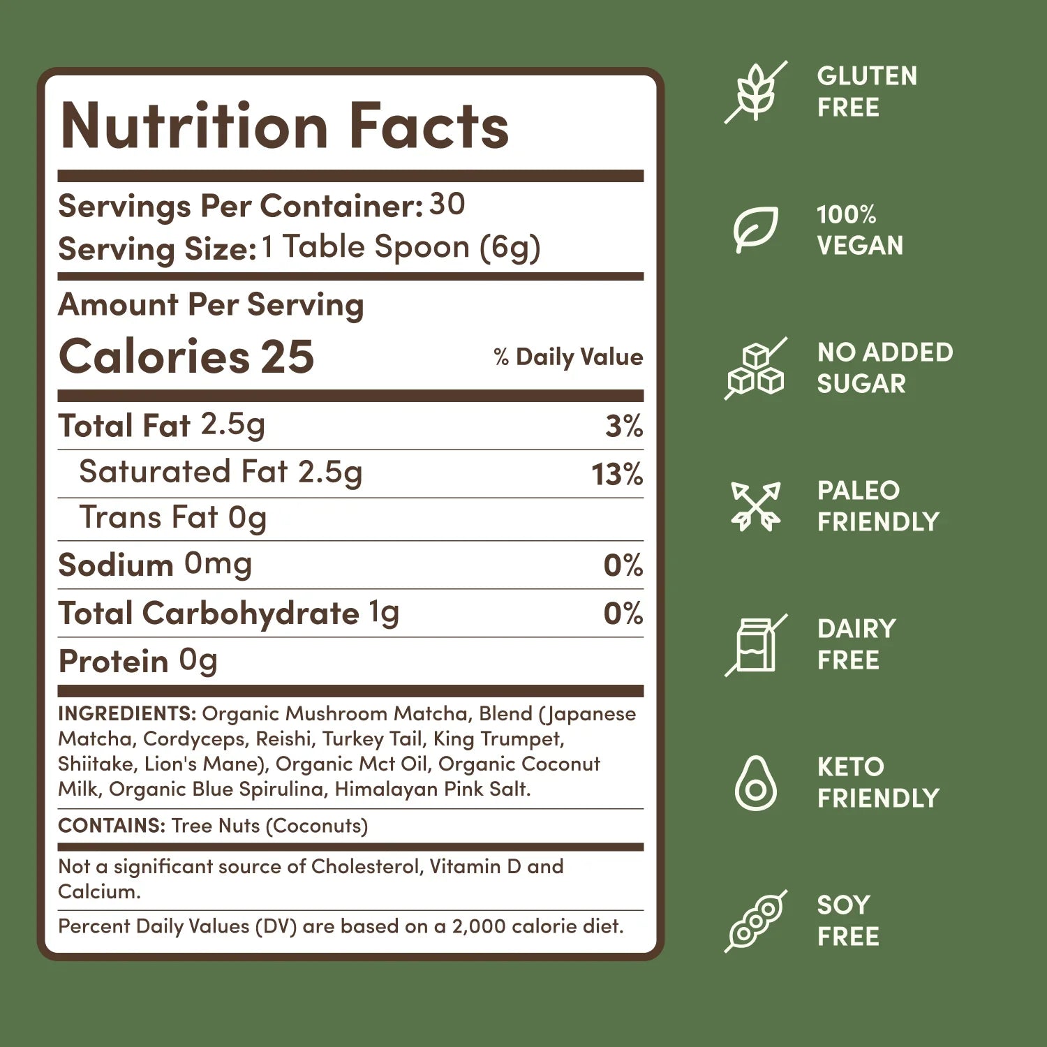 Mushroom Matcha (30 Servings) - Coffee Made Simple