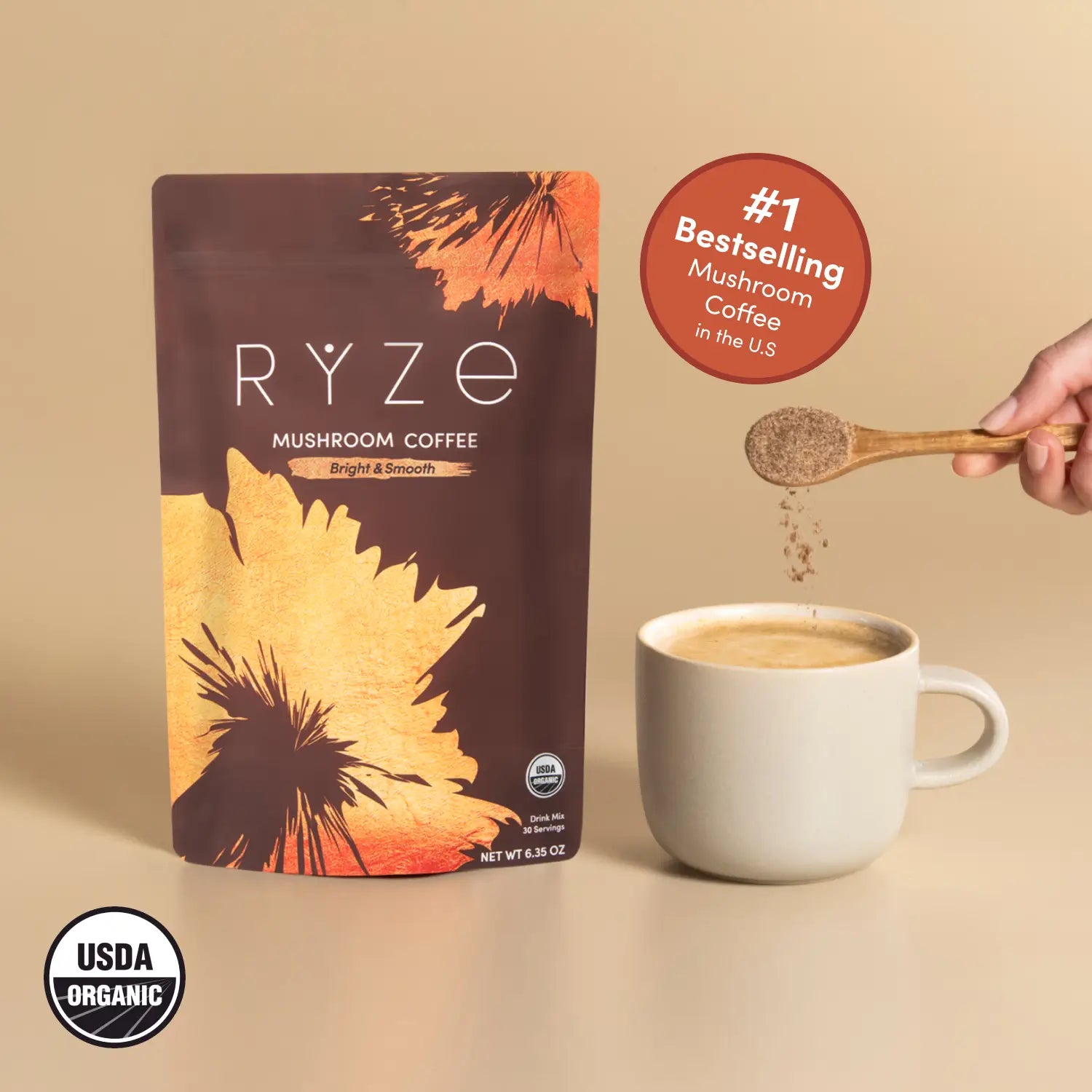 Mushroom Coffee (30 Servings) - Everyday RYZE